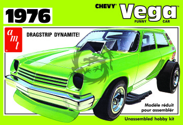 1976 Chevy Vega Funny Car - AMT 1156 skala 1/25