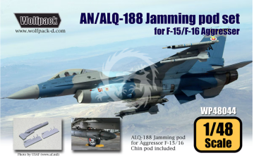 AN/ALQ-188 Jamming Pod Set for Aggressor F-15/F-16 - Wolfpack WP48044 skala 1/48