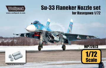Su-33 Sea Flanker AL-31F Engine Nozzle Set for Hasegawa - Wolfpack WP72073 skala 1/72