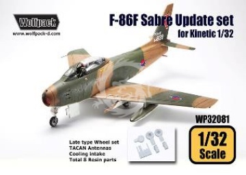 F-86F Sabre Update set for Kinetic - Wolfpack WP32081 skala 1/32