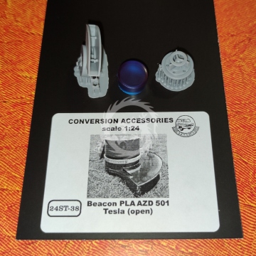 Beacon PLA AZD 501 Tesla (open)  blue - Start 43 St38b skala 1/24