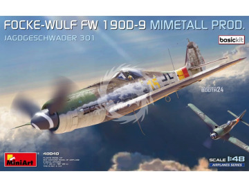 PREORDER - Focke Wulf  Fw-190 D-9 - MIMETALL PRODUCTION - BASIC KIT  - Mini Art 48040 skala 1/48 