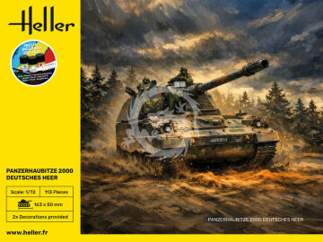 PRZEDSPRZEDAZ - STARTER KIT Panzerhaubitze 2000 (PzH 2000) - Deutsches Heer - Heller 35803 skala 1/72 
