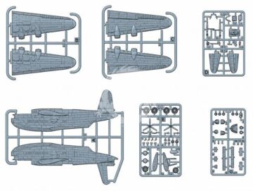  Short S.25 Sunderland Mark III/V - Roden 353 skala 1/144 