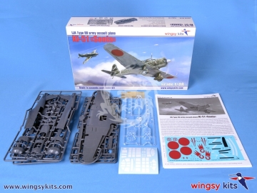 Model plastikowy IJA Type 99 army assault plane Ki-51 “Sonia”, WINGSY KITS D5-04, skala 1/48