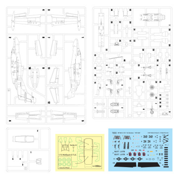 Model plastikowy T-2C Buckeye 'TOP GUN', Wolfpack WP10013, skala 1/72