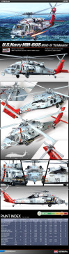 Model plastikowy Sikorsky MH-60S HSC-9 