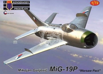 MiG-19P „Warsaw Pact“ Kovozavody Prostejov KPM72391 skala 1/72