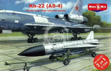 Kh-22 (AS-4) Soviet long-range anti-ship missile - Mikromir 144-026 skala 1/144