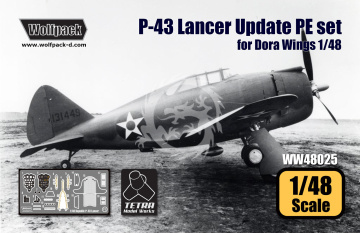 Republic P-43 Lancer Update PE Set for Dora Wings Wolfpack  WW48025 skala 1/48