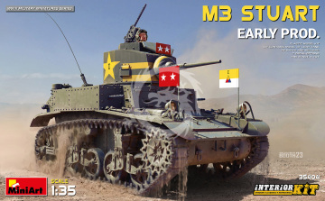 M3 Stuart Early Prod. Interior Kit - Miniart  35404 skala 1/35