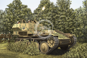 German 2cm Flak 38 Pz. Kpfw. 38 (t) SPAAG - HobbyBoss  80140 skala 1/35