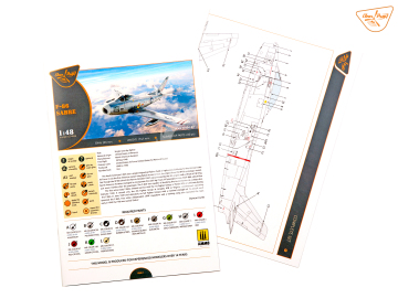 F-86A Sabre - Clear Prop! CP4824 skala 1/48