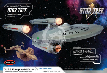 Statek Kosmiczny Star Trek U.S.S. Enterprise NCC-1701 - POL1000 skala  1:2500