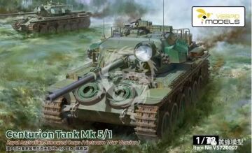 Centurion Tank Mk 5/1 Royal Australian Armoured Corps (Vietnam War) -  Vespid Models  VS720007 skala 1/72