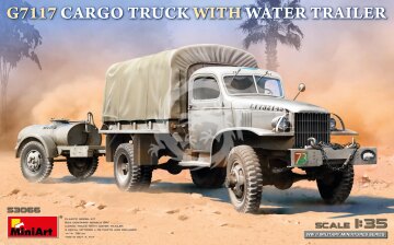 PRZEDSPRZEDAZ - G7117 Cargo Truck with Water Trailer - MiniArt 53066 skala 1/35