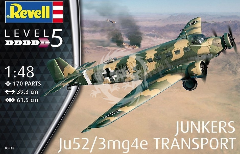 【新品・希少品】Revell Junkers Ju 52/3m 99263P1010064.JPG