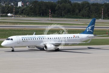 Embraer ERJ-195 - Montenegro Airlines 40-AOB- decal BOA14496