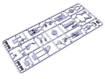 Model plastikowy German WWII Fighter MESSERSCHMITT Bf 109 E-1, WINGSY KITS D5-07, skala 1/48