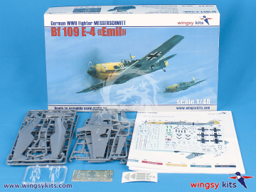 MESSERSCHMITT Bf 109 E-4 WINGSY KITS D5-10 skala 1/48