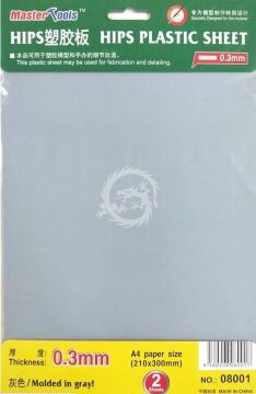 Trumpeter 08001 Hips Plastic Sheet 0,3 mm 2 szt.