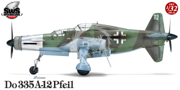 Dornier Do 335 A-12 Pfeil - Zoukei-Mura SWS12 700 skala 1/32