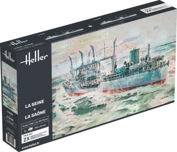 PREORDER - LA SEINE + LA SAONE TWINSET Heller 85050 skala 1/400