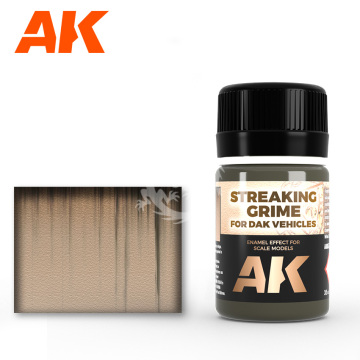 STREAKING GRIME FOR DAK VEHICLES AK Interactive AK-067 AK067  poj 35ml