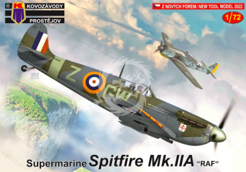 Supermarine Spitfire Mk.IIA 'RAF' Kovozávody Prostějov KPM0302 skala 1/72