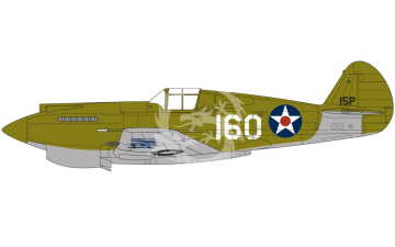 Curtiss P-40B Warhawk Airfix A05130A skala 1/48