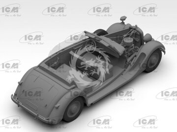 NA ZAMÓWIENIE - Typ 320 (W142) Cabriolet Soft Top, WWII German staff car ICM 35542 skala 1/35