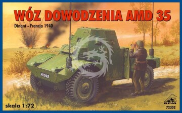 Wóz dowodzenia AMD 35 -RPM 72302 skala 1/72