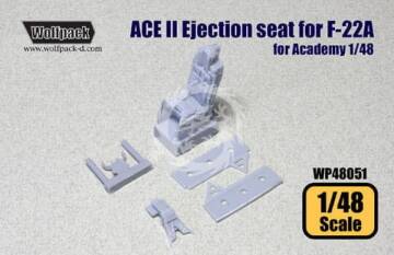 ACE II Ejecton seat for F-22 for Academy - Wolfpack WP48051 skala 1/48