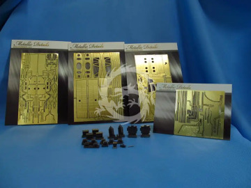 B-24. Wheel Bays - Metallic Details MDR3202 skala 1/32