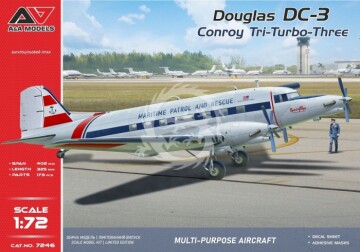 PRZEDSPRZEDAZ - Conroy Tri-Turbo-3 (DC-3 Trimotor) - A&A Models 7246 skala 1/72
