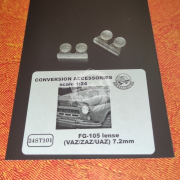 FG-105 lense (VAZ/ZAZ/UAZ)  7.2mm 4pcs - Start43 St101 skala 1/24