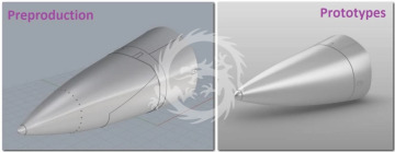 F-111B Nose section  pre-production  152714/15 (for Hasegawa) - Cat4 R72019 skala 1/72