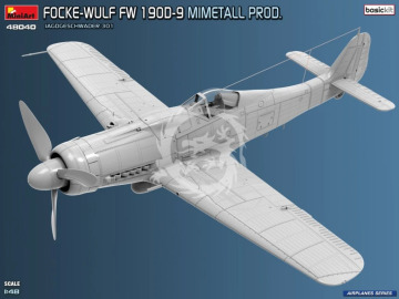 Focke Wulf  Fw-190 D-9 - MIMETALL PRODUCTION - BASIC KIT  - Mini Art 48040 skala 1/48 
