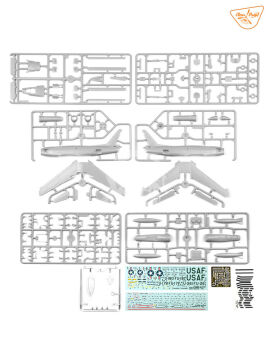 F-86A in Korea early variants - Clear Prop CP72055 skala 1/72