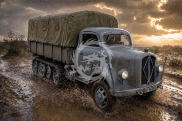 PRZEDSPRZEDAZ - Borgward B3000 Maultier - Roden 742 skala 1/72