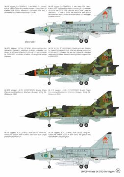   SAAB SK-37E Stör-Viggen 'Electronic Warfare Agressor' - Special Hobby SH72540 skala 1/72 