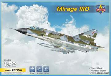 Mirage IIIO interceptor ModelSvit 72064 skala 1/72