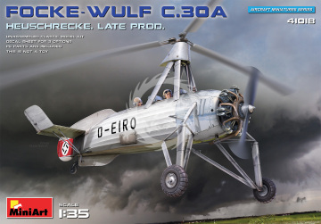 PROMOCYJNA CENA !!!  - FOCKE-WULF FW C.30A HEUSCHRECKE. LATE PROD MiniArt 41018 skala 1/35