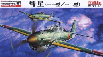 IJN Carrier Bomber Kugisho D4Y1/D4Y2 Judy with Limited Decals Fine Molds FB1SP skala 1/48