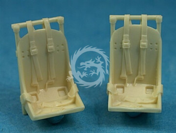 P-47 Thunderbolt Seats (with Armor plate for bubble top version) Ultracast 48017 skala 1/48