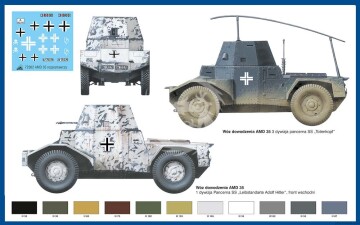 Wóz dowodzenia AMD 35 -RPM 72302 skala 1/72