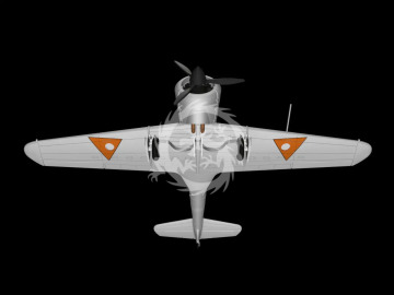  Curtiss-Wright CW-21 - Metallic Details MDR14455 skala 1/144