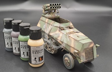 Somua Nebelwefer 42 - KM Model KM-35007 Wydruk 3D skala 1/35 