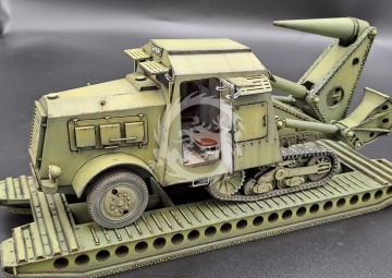 French Somua CODER - KM Model KM-72011  Wydruk 3D skala 1/72 