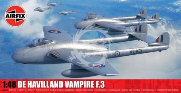 PRZEDSPRZEDAZ - De Havilland Vampire F.3 - Airfix A06107A skala 1/48